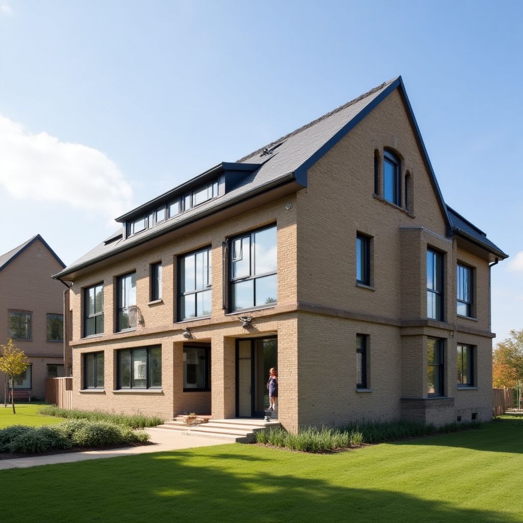 Vue extérieure du bâtiment